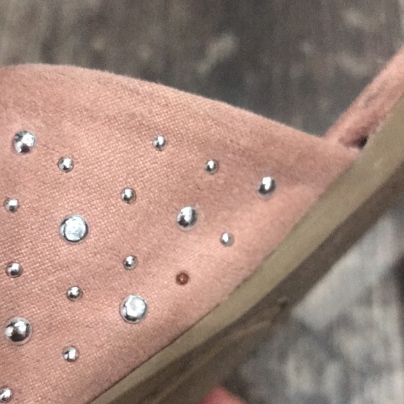Time and Tru Pink Studded Mules - Picture 4 of 11